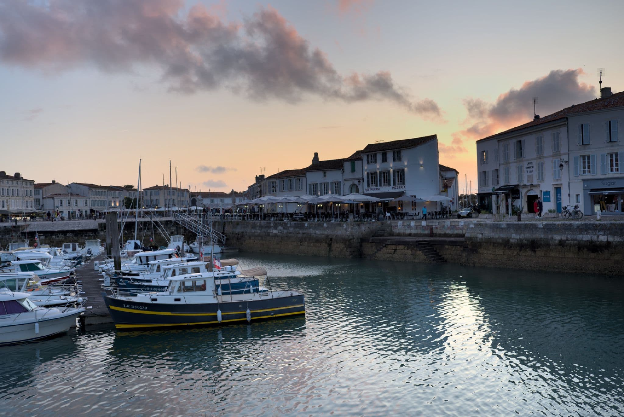 The harbour of Saint-Martin-en-Ré