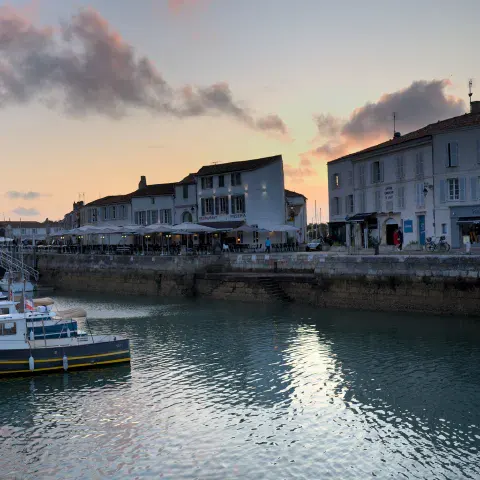 The harbour of Saint-Martin-en-Ré